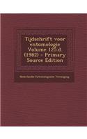 Tijdschrift Voor Entomologie Volume 125.D. (1982)