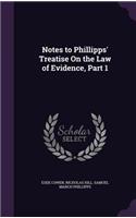 Notes to Phillipps' Treatise on the Law of Evidence, Part 1