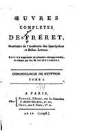 Oeuvres complètes de Fréret - Tome I