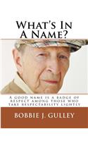 What's In A Name?