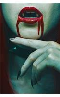 Dripping Vampire Grid Notebook