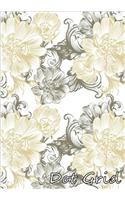 Flora Pattern Dot Grid Notebook: Dot Grid Pages: 2