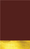 Merlot Gold Dipped Notebook