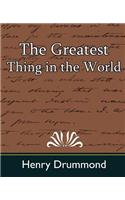 The Greatest Thing in the World: (English)
