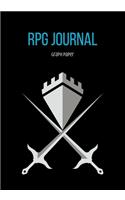 RPG Journal / Graph Paper Composition Notebook for Role Playing Games, 120 pages, 1/4 inch squares, squared grid, great for game planning, note taking