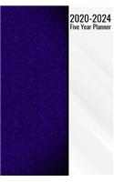 2020-2024 Five Year Planner: 2020-2024 Five Year Planning Blue Journal 60 Month Calendar Notebook Organizer Agenda Monthly Goals Events - 6x9 60 Pages Five Year Task Checklist L