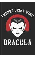 I Never Drink Wine Dracula Halloween
