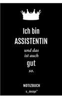 Notizbuch für Assistenten / Assistent / Assistentin