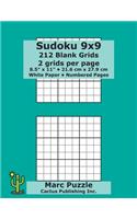 Sudoku 9x9 - 212 Blank Grids