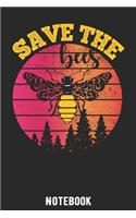 save the bees notebook
