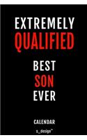 Calendar for Sons / Son: Everlasting Calendar / Diary / Journal (365 Days / 3 Days per Page) for notes, journal writing, event planner, quotes & personal memories
