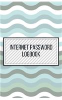 Internet Password Logbook-Small Size Alphabetical Password Notebook Organizer-5.5"x8.5" 120 pages Book 6: Keep Track of Usernames Passwords Websites-Blank Tabs Personal Password Keeper