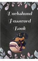Dachshund Password Book with Tabs: (Large Print) With Funny "What My Wiener Might Say If It Could Talk" Quotes on Random Pages(1 Internet Password Keeper Book)