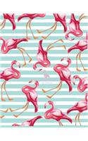 Sketch book: Flamingo cover (8.5 x 11) inches 110 pages, Blank Unlined Paper for Sketching, Drawing, Whiting, Journaling & Doodling(1 Flamingo Sketchbook,)