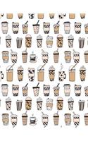Coffee Notebook - 4x4 Graph Paper