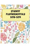 Student planner Monthly 2018-2019: Record Book, Appointment Notebook July 2018 - August 2019