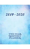 2019-2020 Two Year Monthly Planner. 24 Month Appointments Calendar: A Two Year Agenda Organizer Notebook & Scheduler
