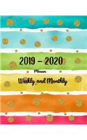 2019-2020 Planner Weekly and Monthly