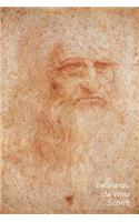 Leonardo Da Vinci Schrift: Zelfportret - Artistiek Dagboek Voor Aantekeningen - Stijlvol Notitieboek - Ideaal Voor School, Studie, Recepten of Wachtwoorden