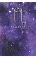 Scorpio: Lined Paper Journal(5 Series)