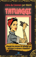 TATUAGGI - Libro da colorare per adulti