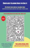 Mindfulness Colouring Books for Adults (40 Complex and Intricate Coloring Pages): An intricate and complex coloring book that requires fine-tipped pens and pencils only: Coloring pages include buildings, architecture, fantasy, ani