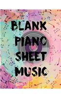 Blank Piano Sheet Music