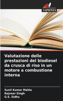 Valutazione delle prestazioni del biodiesel da crusca di riso in un motore a combustione interna