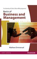 Basics of Business and Management : For University of Calicut’s (B.Com/B.B.A Programme)