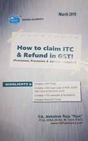 How to claim ITC &Refund in GST 2019 BY CA. Abhishek Raja 
