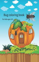Bug coloring book for kids ages 4-8