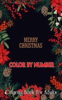 Merry Christmas Color By Number Coloring Book For Adults