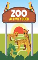 Zoo Activity Book: Drawing, Coloring, And Tracing Pages For Children, An Activity Journal About Zoo Animals