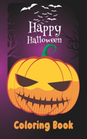 Happy Halloween Coloring Book: Activity Book