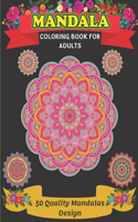 Mandala Coloring Book For Adults 50 Quality Mandalas Design