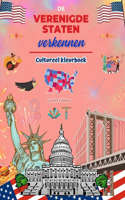 De Verenigde Staten verkennen - Cultureel kleurboek - Creatieve ontwerpen van Amerikaanse symbolen