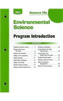 Holt Environmental Science Resource File: Program Introduction