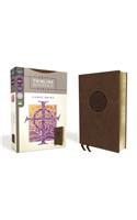 NRSV, Thinline Reference Bible, Large Print, Leathersoft, Brown, Comfort Print
