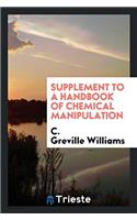 Supplement to a Handbook of Chemical Manipulation