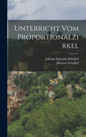 Unterricht vom Proportionalzirkel