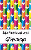 Kritzelbuch von Sümeyye: Kritzel- und Malbuch mit leeren Seiten für deinen personalisierten Vornamen