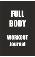 Full Body Workout Journal