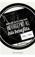 Thankfulness Ps. 103 Notebook