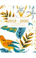 2019 - 2020 Planner Weekly And Monthly