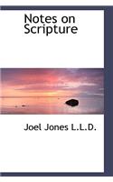 Notes on Scripture