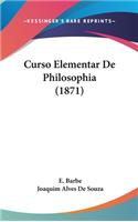 Curso Elementar De Philosophia (1871)