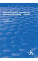 Human Resource Management Issues in Developing Countries