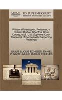 William Witherspoon, Petitioner, V. Richard Ogilvie, Sheriff of Cook County, et al. U.S. Supreme Court Transcript of Record with Supporting Pleadings