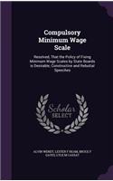 Compulsory Minimum Wage Scale