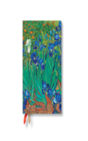 Paperblanks 2024 Weekly Planner Van Gogh Irises Van Gogh Irises 12-Month Mini Horizontal Elastic Band 160 Pg 100 GSM